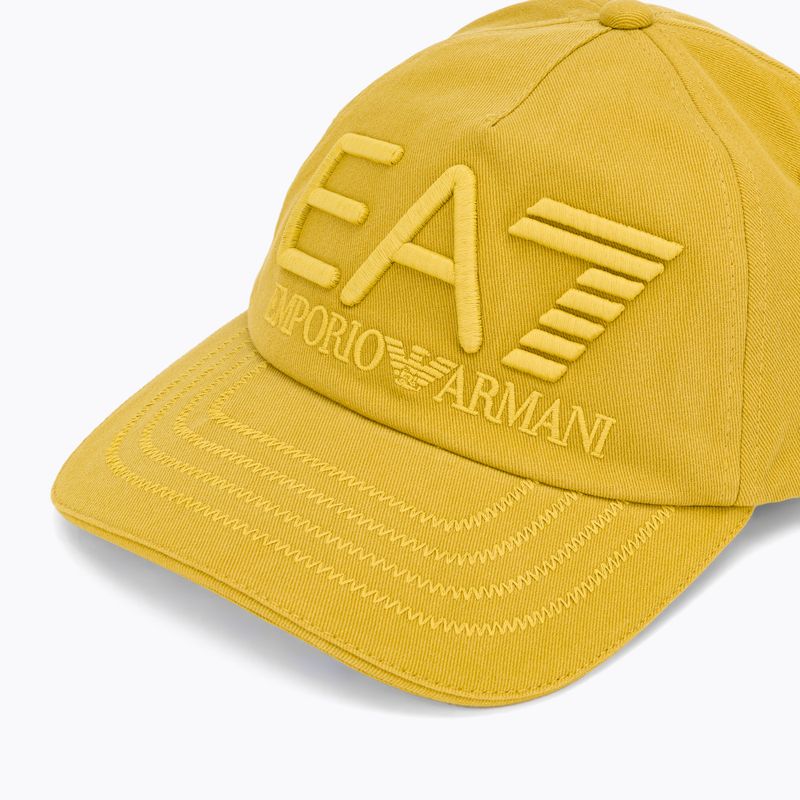 Czapka z daszkiem EA7 Emporio Armani Train Logo Series Embroidered antique moss 3