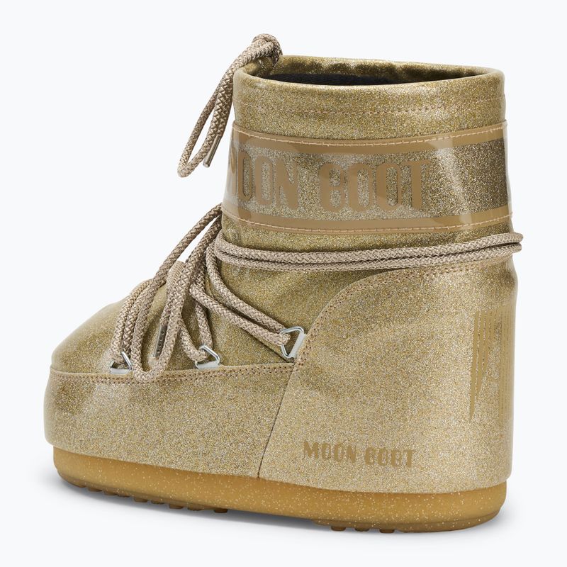 Śniegowce damskie Moon Boot Icon Low Glitter gold 3