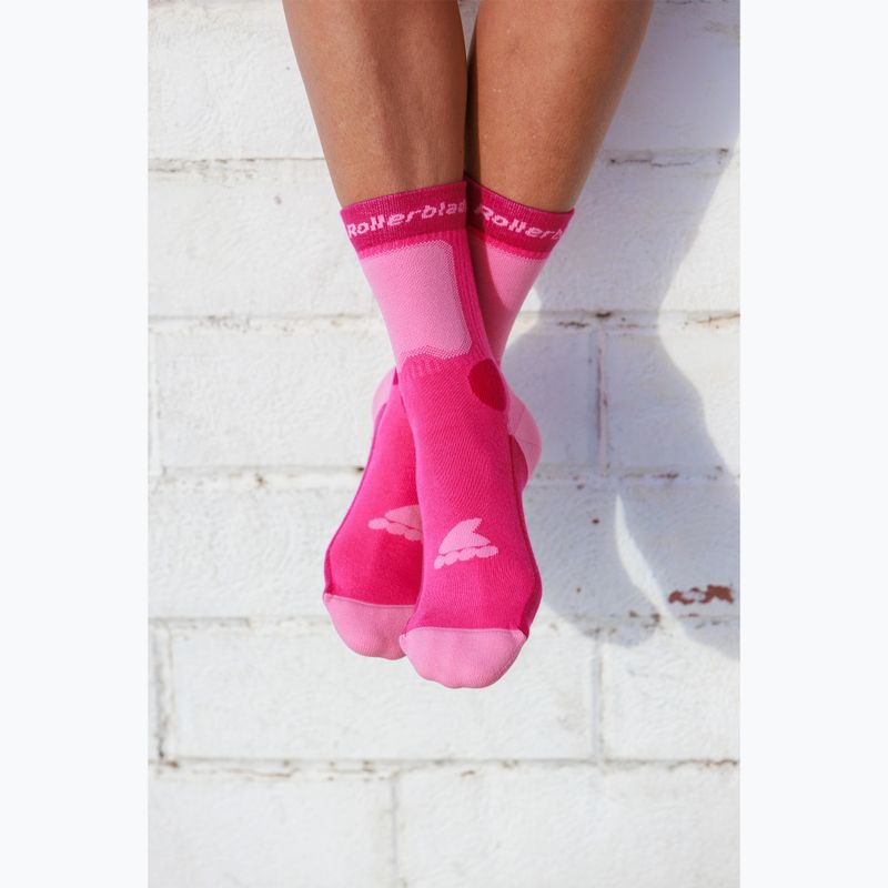 Skarpety Rollerblade Skate pink 5