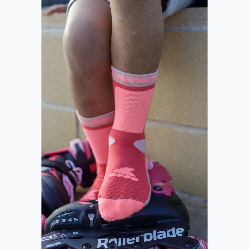 Skarpety dziecięce Rollerblade Kids pink 3