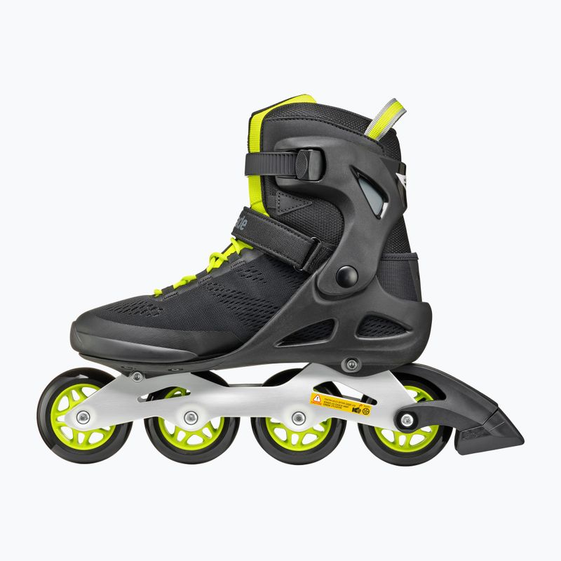 Rolki męskie Rollerblade Macroblade 80 black/lime 2
