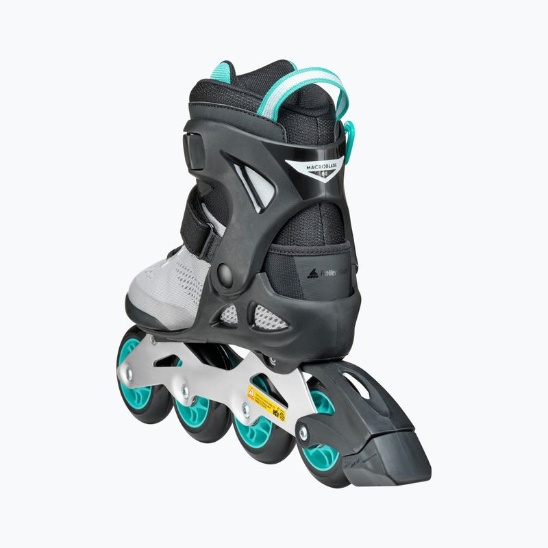 Rolki damskie Rollerblade Macroblade 80 W grey/teal blue 5