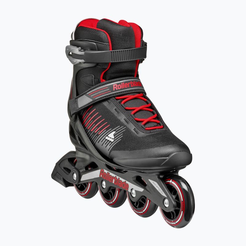 Rolki męskie Rollerblade Zetrablade black/red 4