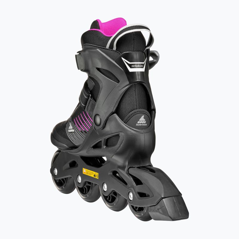 Rolki damskie Rollerblade Zetrablade W black/cyclemen pink 5