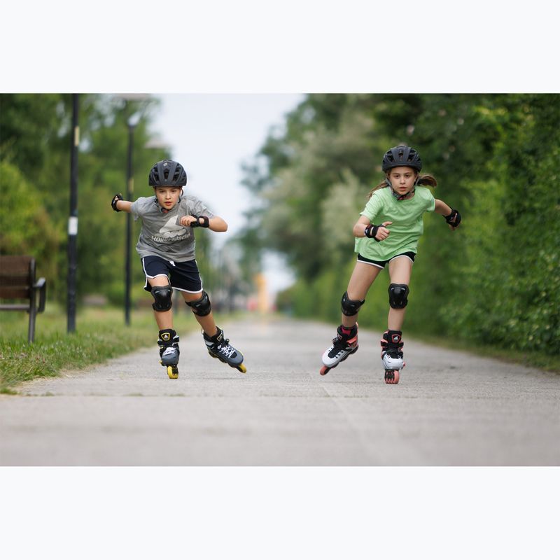 Rolki dziecięce Rollerblade Apex Jr platinum/coral 11