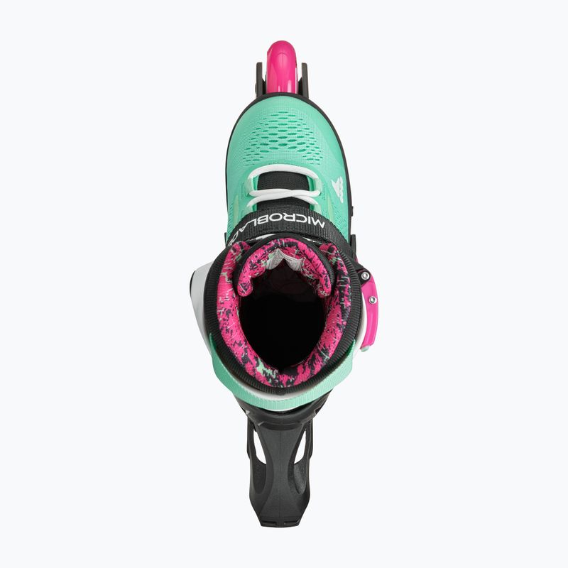 Rolki dziecięce Rollerblade Microblade XT Jr black/sea green 7