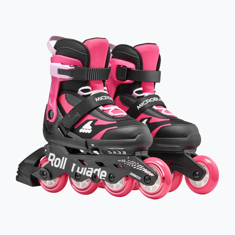 Rolki dziecięce Rollerblade Microblade Jr black/pink 2