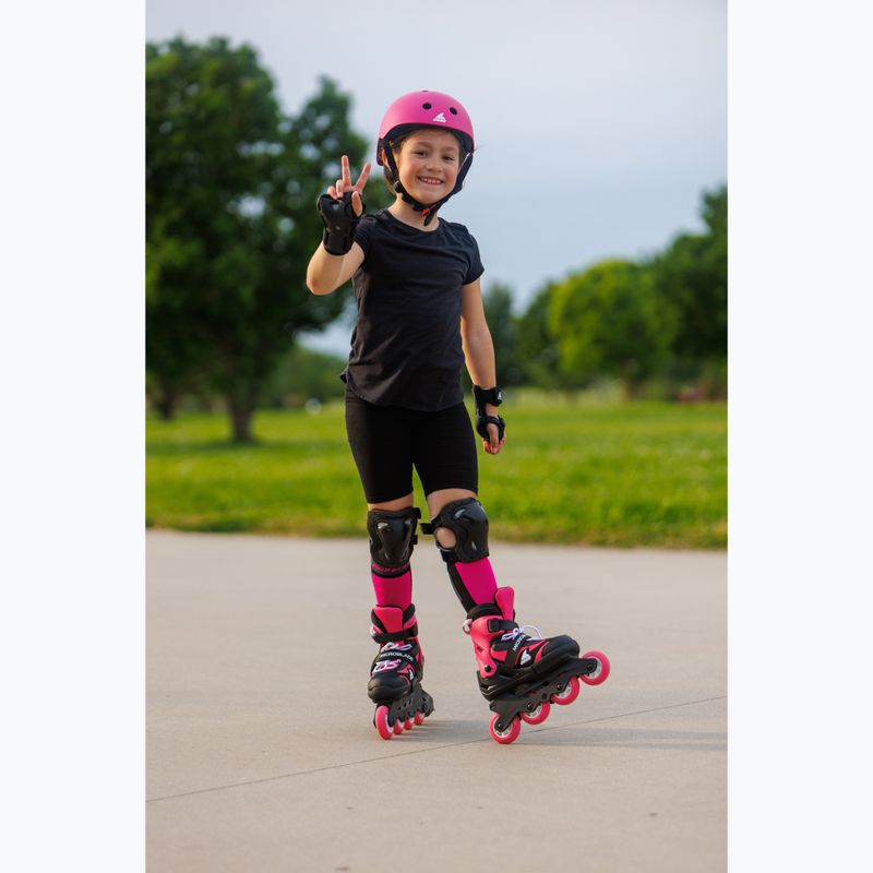 Rolki dziecięce Rollerblade Microblade Jr black/pink 9