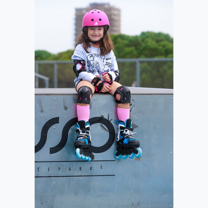 Rolki dziecięce Rollerblade Microblade SL Jr black/sky blue 10