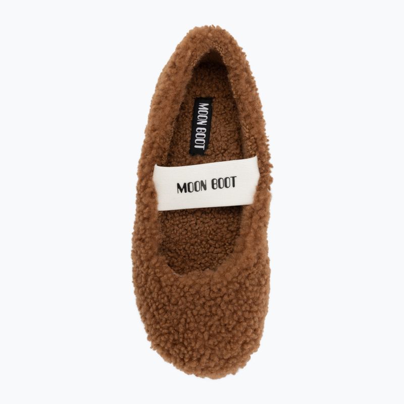 Baleriny damskie Moon Boot Shearling Ballerina cognac 5