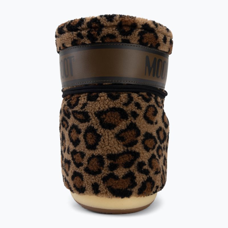 Śniegowce damskie Moon Boot Icon Low Fleece Leopard cognac/cocoa 6