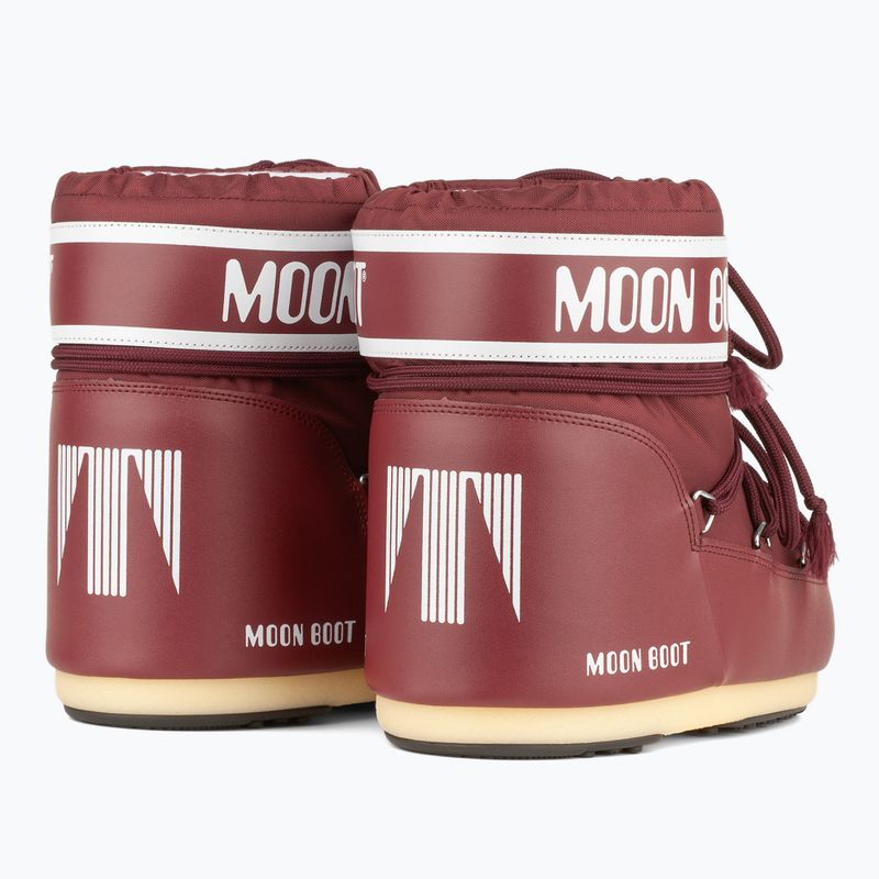 Śniegowce damskie Moon Boot Icon Low Nylon burgundy 2