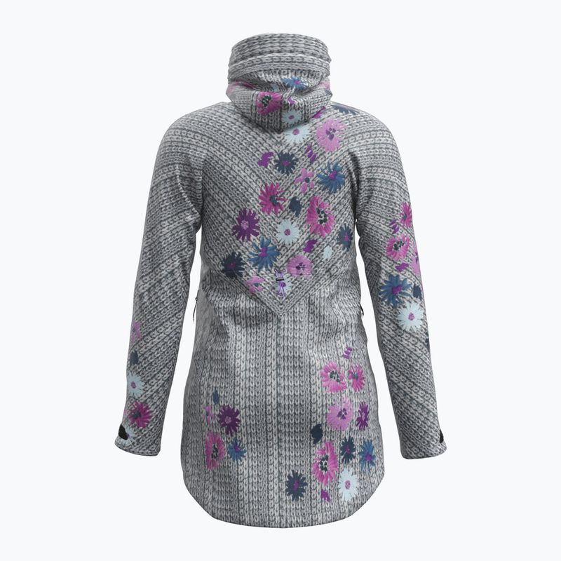 Kurtka przeciwdeszczowa damska Crazy Wonder Magic Shell winter flower 2