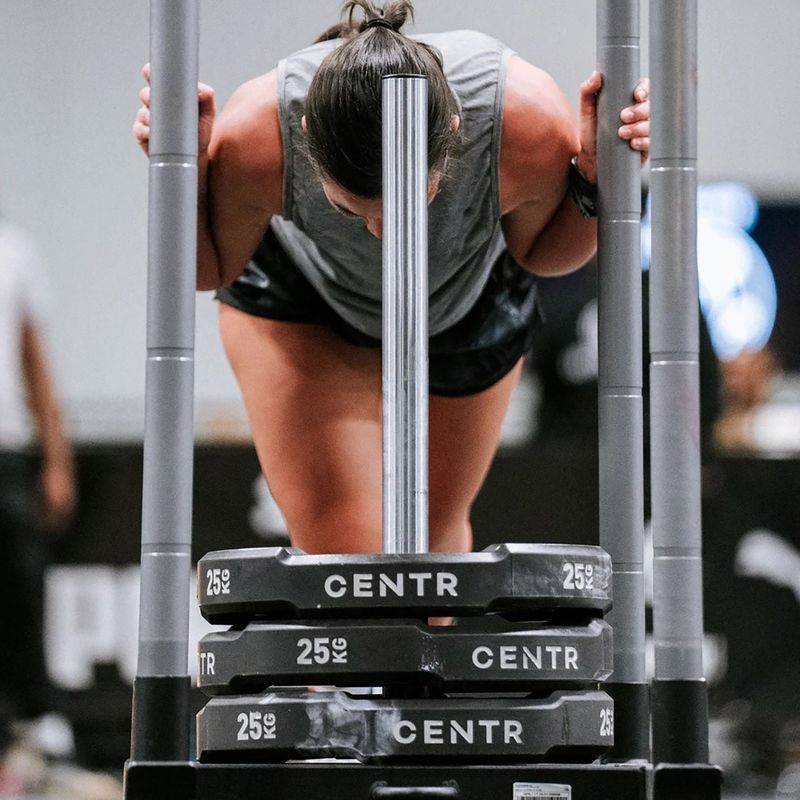 Sanki do treningu siłowego Centr Competition Power Sled Centr x Hyrox black 5