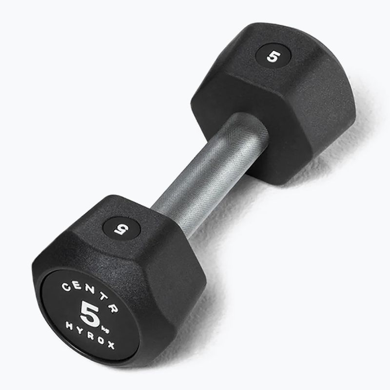 Hantel Centr Urethane Dumbbell Centr x Hyrox 5 kg black