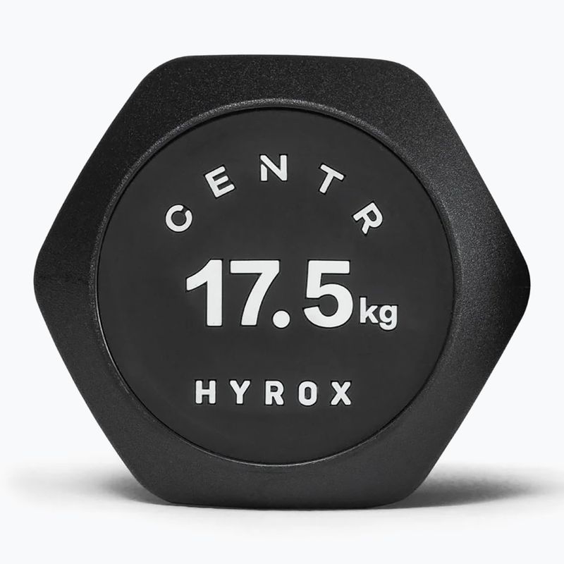 Hantel Centr Urethane Dumbbell Centr x Hyrox 17,5 kg black 3