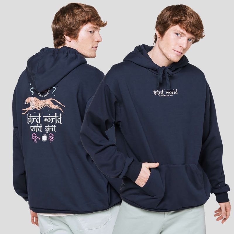Bluza męska Kaotiko Hard World marino 3