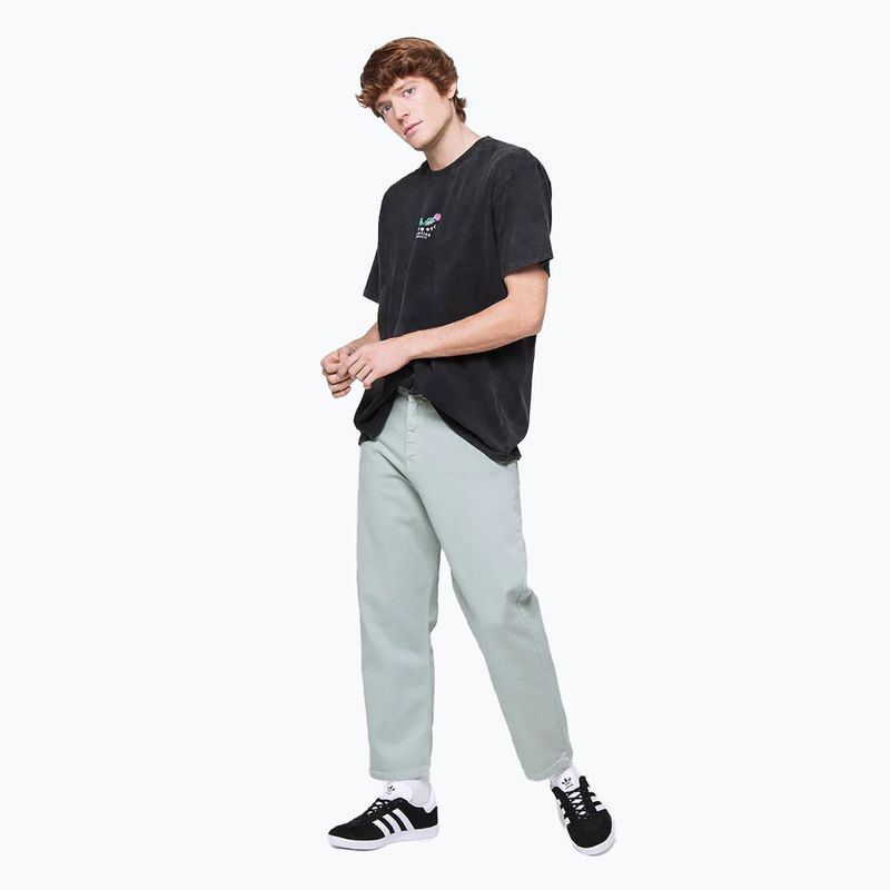 Spodnie męskie Kaotiko Regular Cropped Denim green 2
