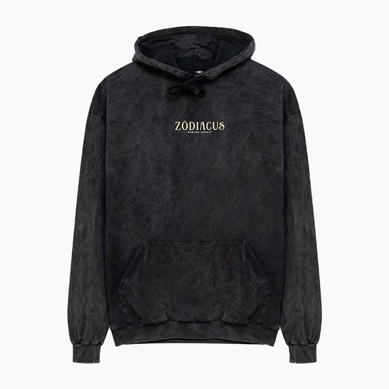 Bluza męska Kaotiko Washed Zodiacus black 3