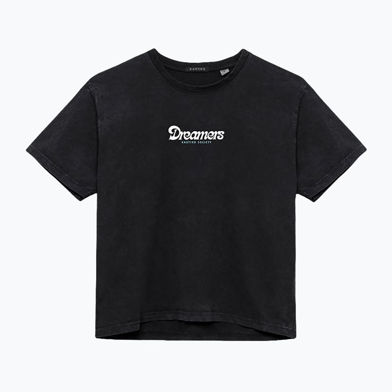 Koszulka damska Kaotiko Washed Dreamers black