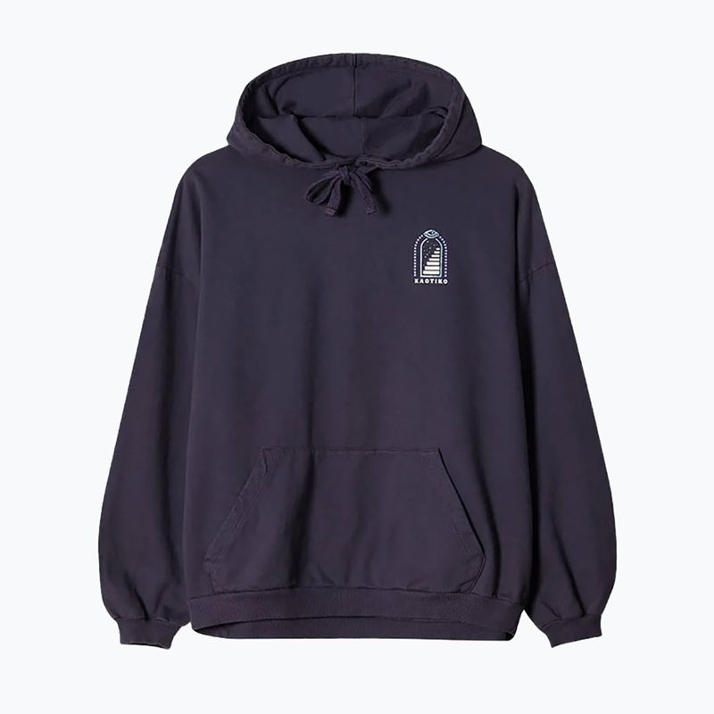 Bluza męska Kaotiko Washed Trust Your Intuition dark lilac