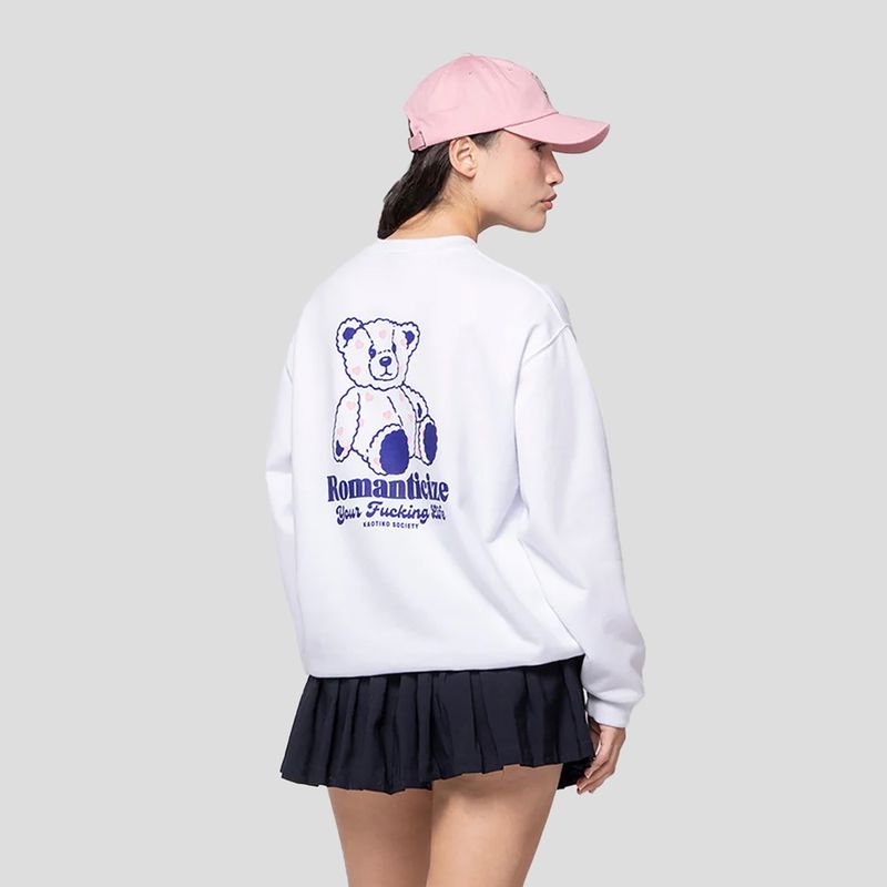 Bluza damska Kaotiko Loving Bear white 2