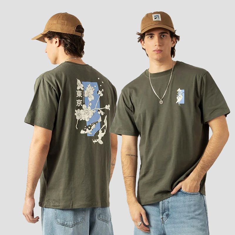 Koszulka męska Kaotiko M/C Koi army 3