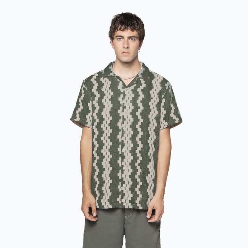 Koszula męska Kaotiko Ethnic army/offwhite