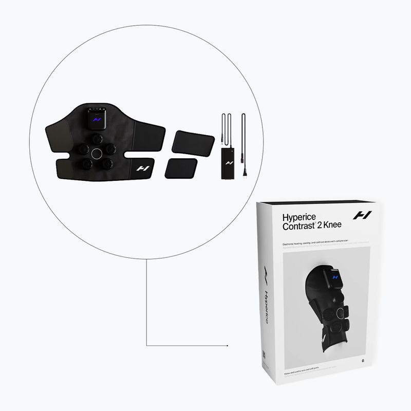 Urządzenie do regeneracji kolan Hyperice Contrast 2 Knee black 2