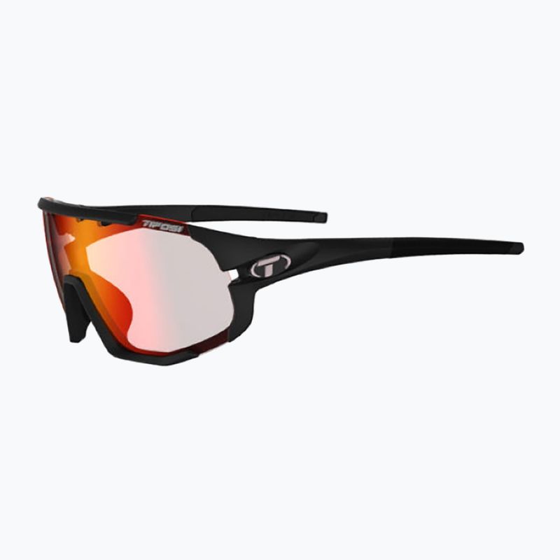 Okulary przeciwsłoneczne Tifosi Sledge Fototec matte black/clarion red fotochrom 5