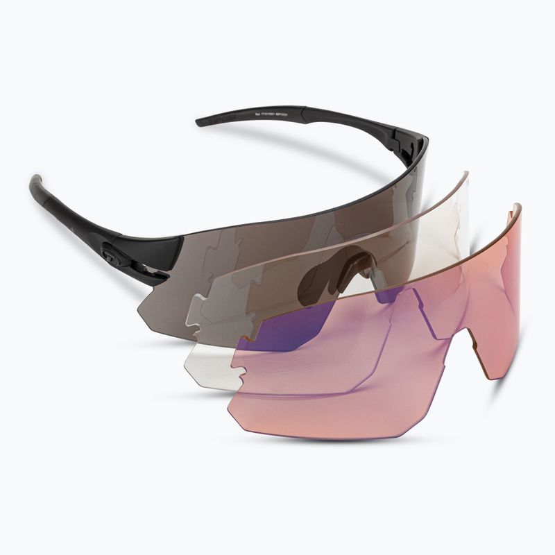 Okulary przeciwsłoneczne Tifosi Rail blackout /smoke/ac red/clear