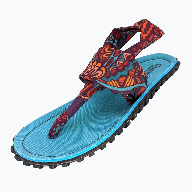 Sandały damskie Gumbies Slingback turquoise vintage 9