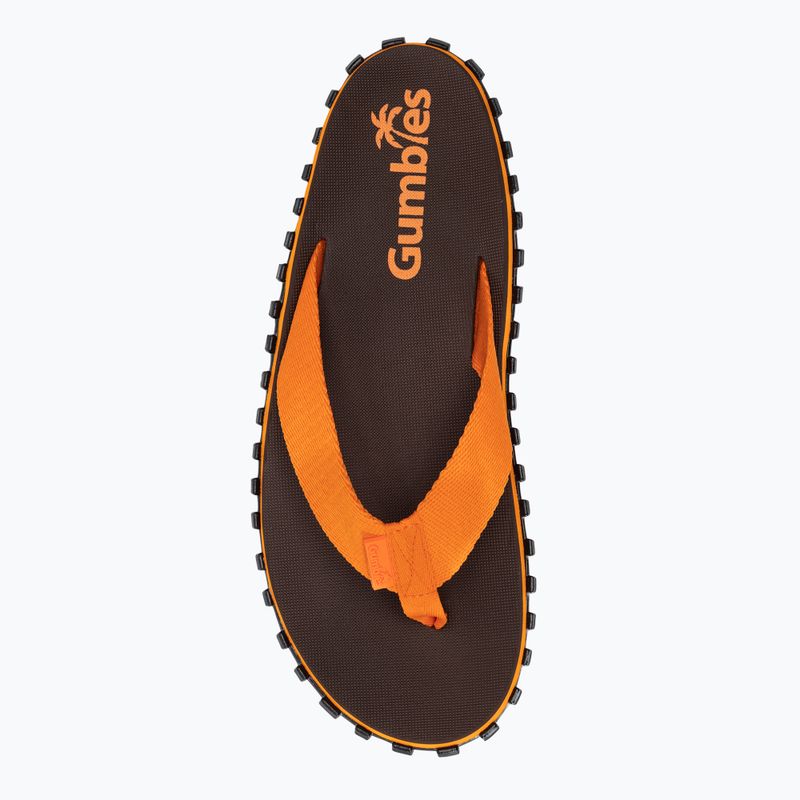 Japonki Gumbies Duckbill brown / orange 5