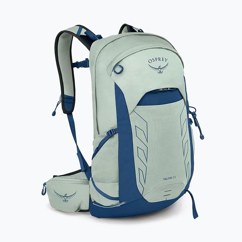 Plecak turystyczny męski Osprey Talon 22 l frosty mint green night shift 2