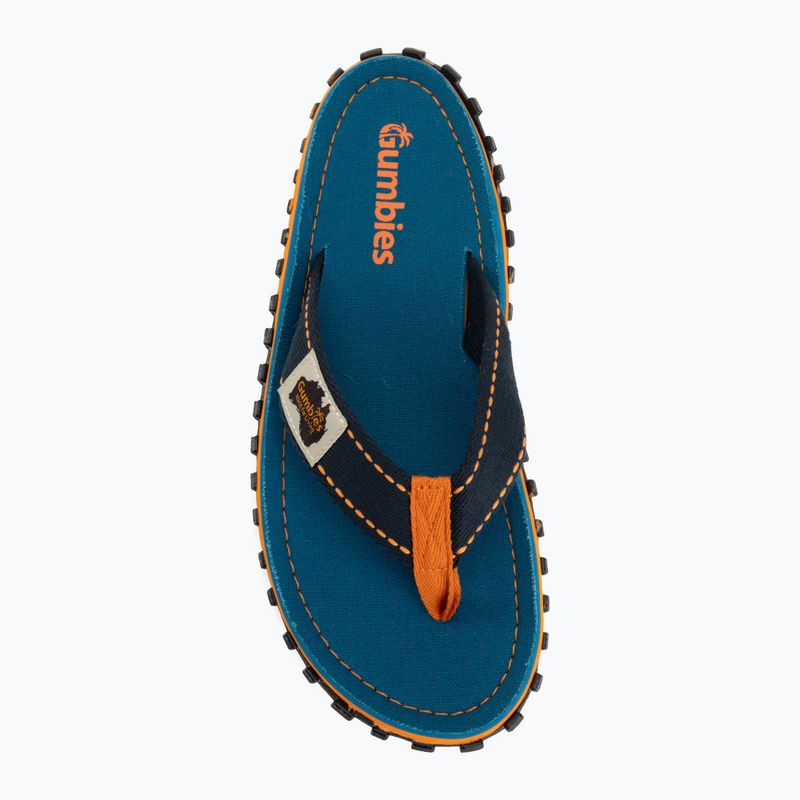 Japonki Gumbies Islander tricolor blue 5