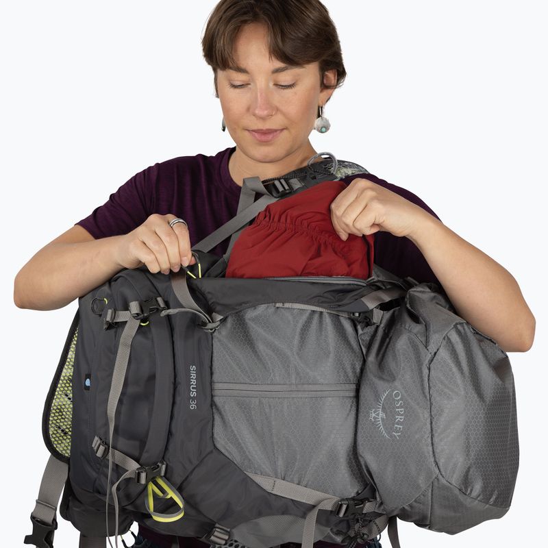 Plecak turystyczny damski Osprey Sirrus 36 l medium grey 13