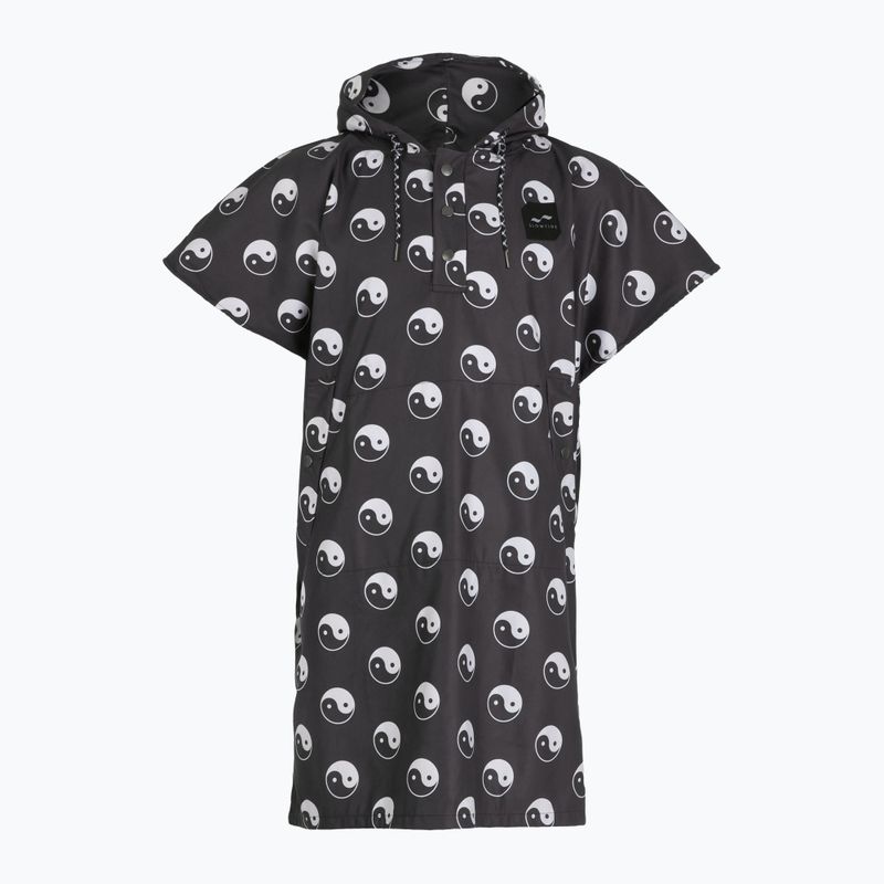 Ponczo Slowtide Sun Moon Quick-Dry black