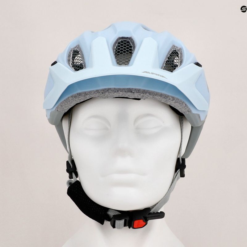 Kask rowerowy dziecięcy Alpina Carapax dove blue/grey matte 9