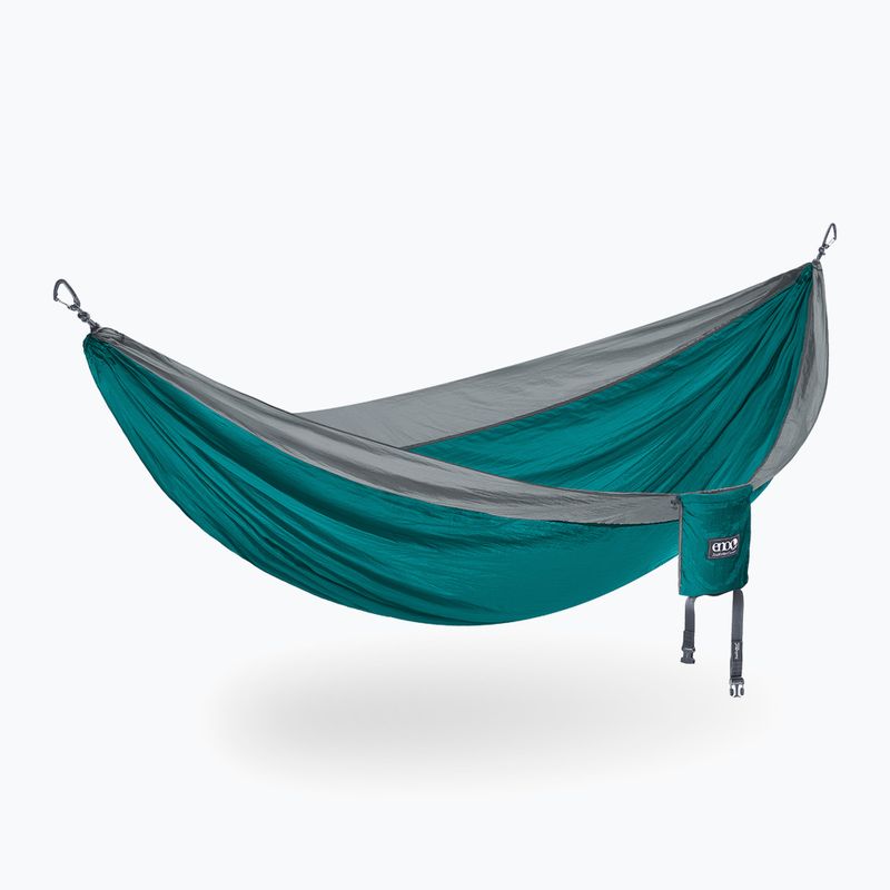 Hamak turystyczny ENO DoubleNest seafoam/grey