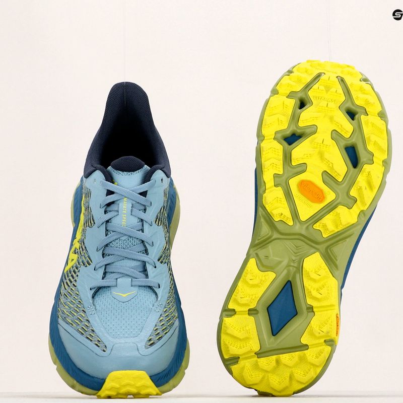 Buty do biegania męskie HOKA Mafate Speed 4 stone blue/dark citron 12
