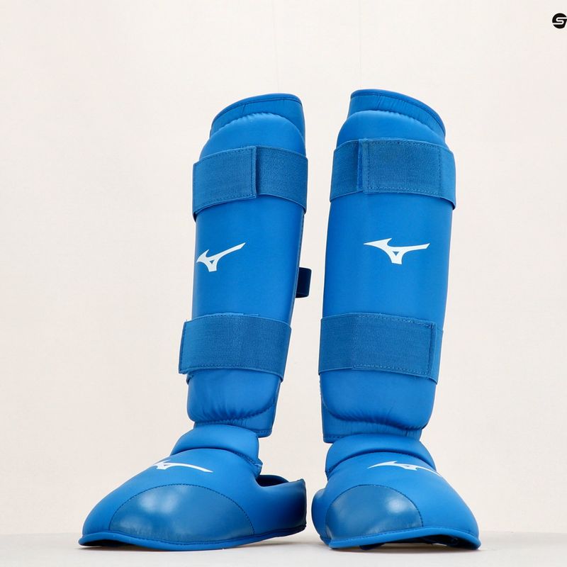 Ochraniacze piszczeli i stóp Mizuno Instep niebieskie 23EHA10027_M 6