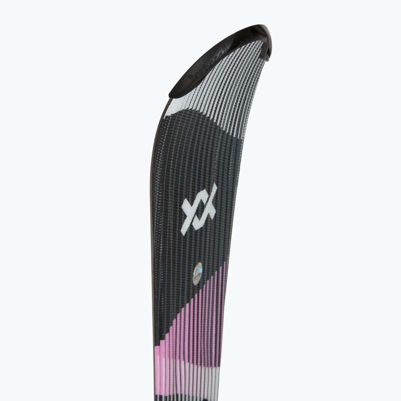 Narty zjazdowe dziecięce Völkl Shine Jr + wiązania 4.5 VMotion Jr Lady 100-120 cm black/pink 6