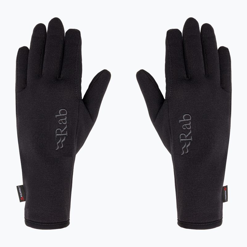 Rękawiczki trekkingowe męskie Rab Power Stretch Pro black 3