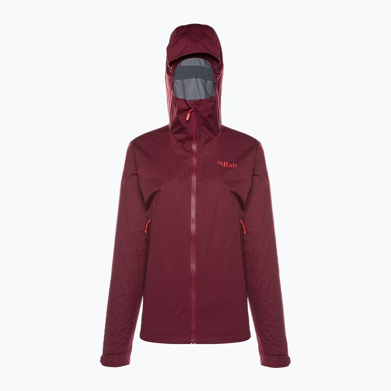 Kurtka przeciwdeszczowa damska Rab Kinetic 2.0 deep heather 4