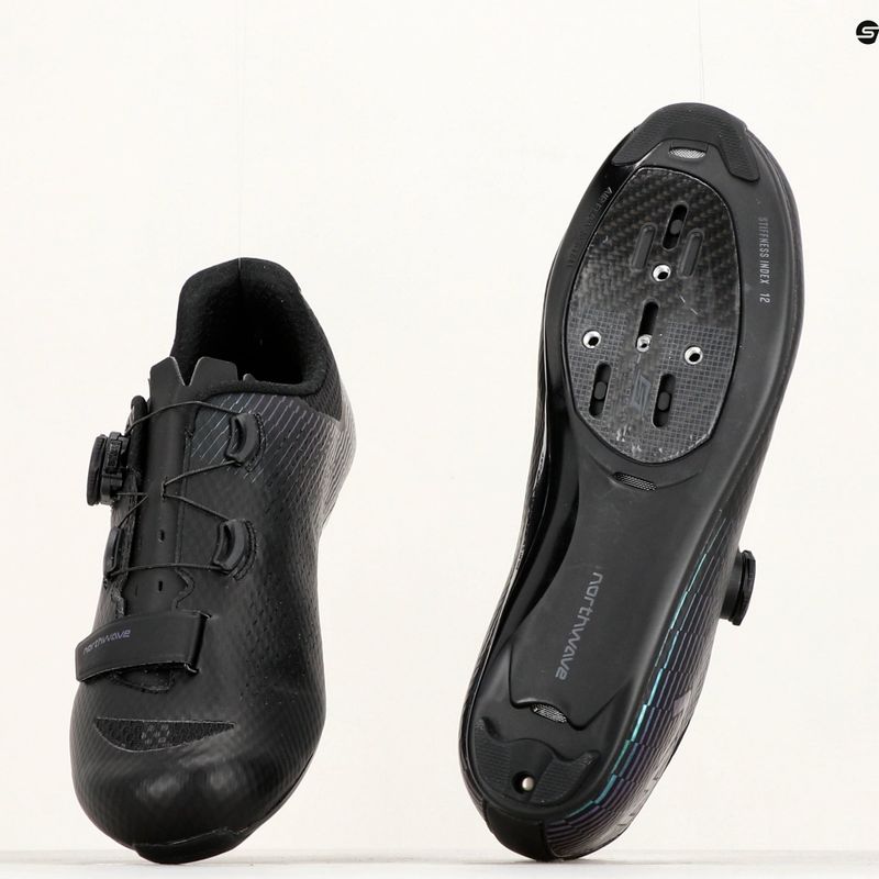 Buty szosowe męskie Northwave Storm Carbon 2 black/iridescent 10