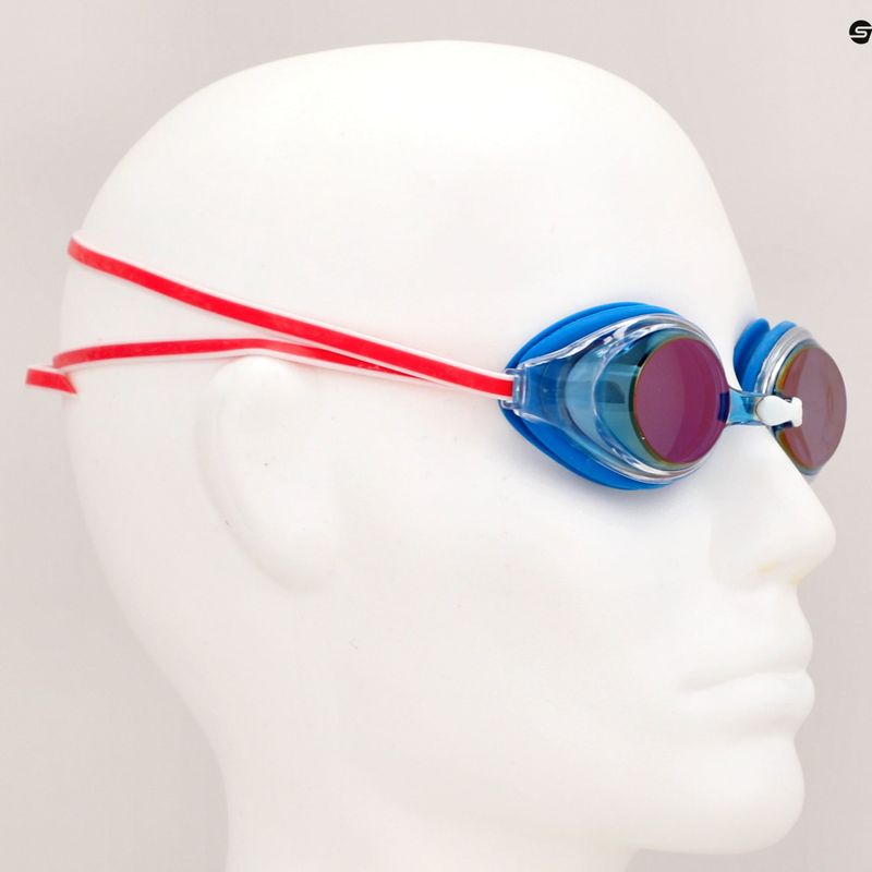 Okulary do pływania dziecięce FINIS Ripple blue mirror/red 9