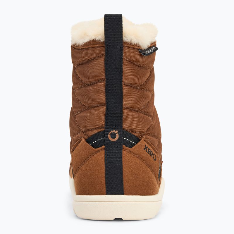 Śniegowce barefoot damskie Xero Shoes Alpine rubber brown/eggshell 6