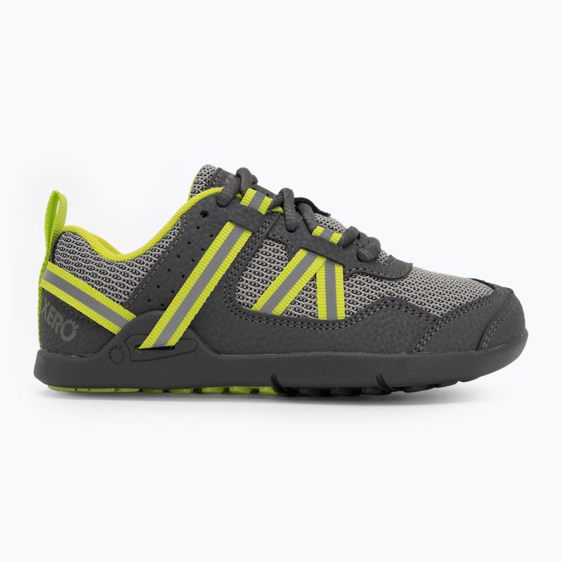 Buty barefoot dziecięce Xero Shoes Prio gray/ lime 2