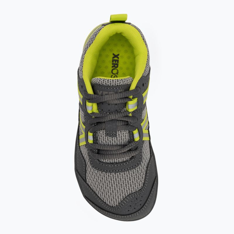 Buty barefoot dziecięce Xero Shoes Prio gray/ lime 5