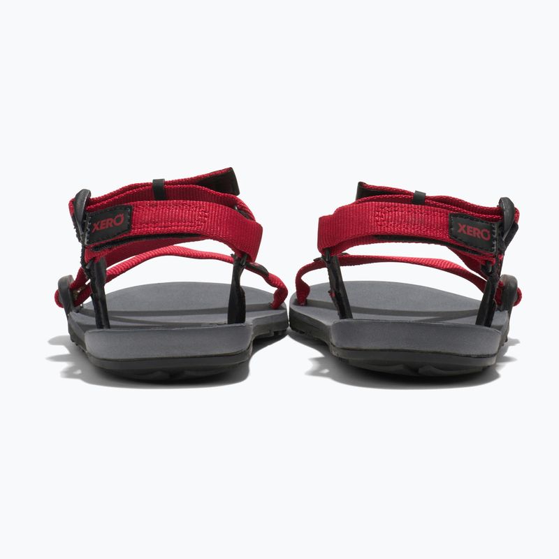 Sandały barefoot dziecięce Xero Shoes Z-Trail charcoal/red pepper 11